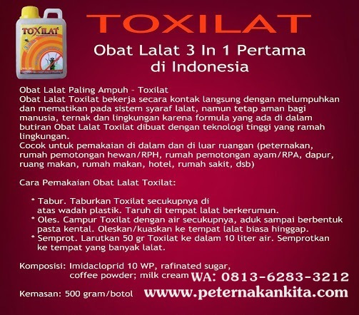 Toxilat obat Raun Lalat